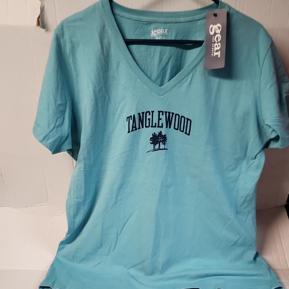 NWT Gear Tanglewood Women's sz XXL v-neck tshirt 100% Cotton
